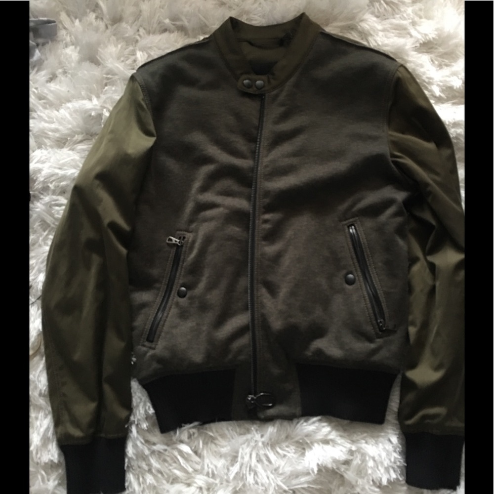Lanvin olive mix NWT bomber orig $1900 new S-M